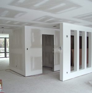 Main Floor New Drywall
