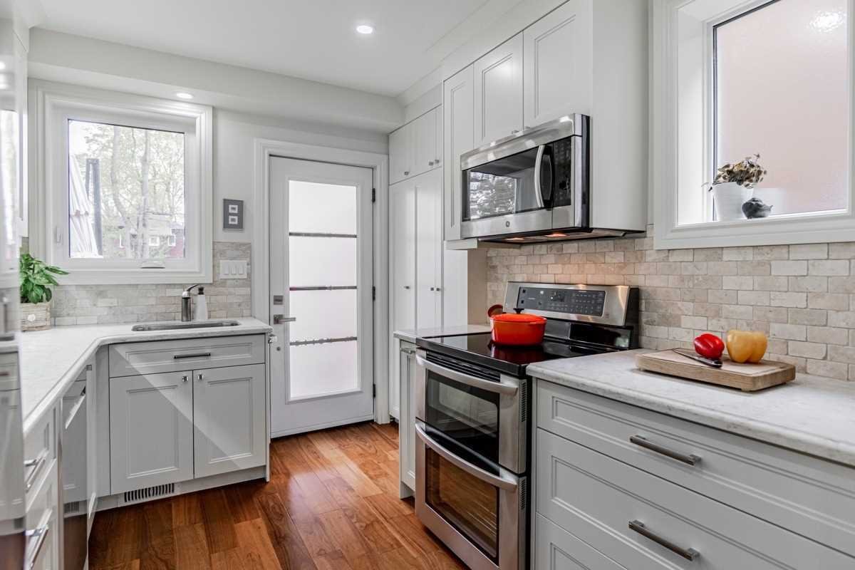 Kitchen Gray Cabinets Appliances