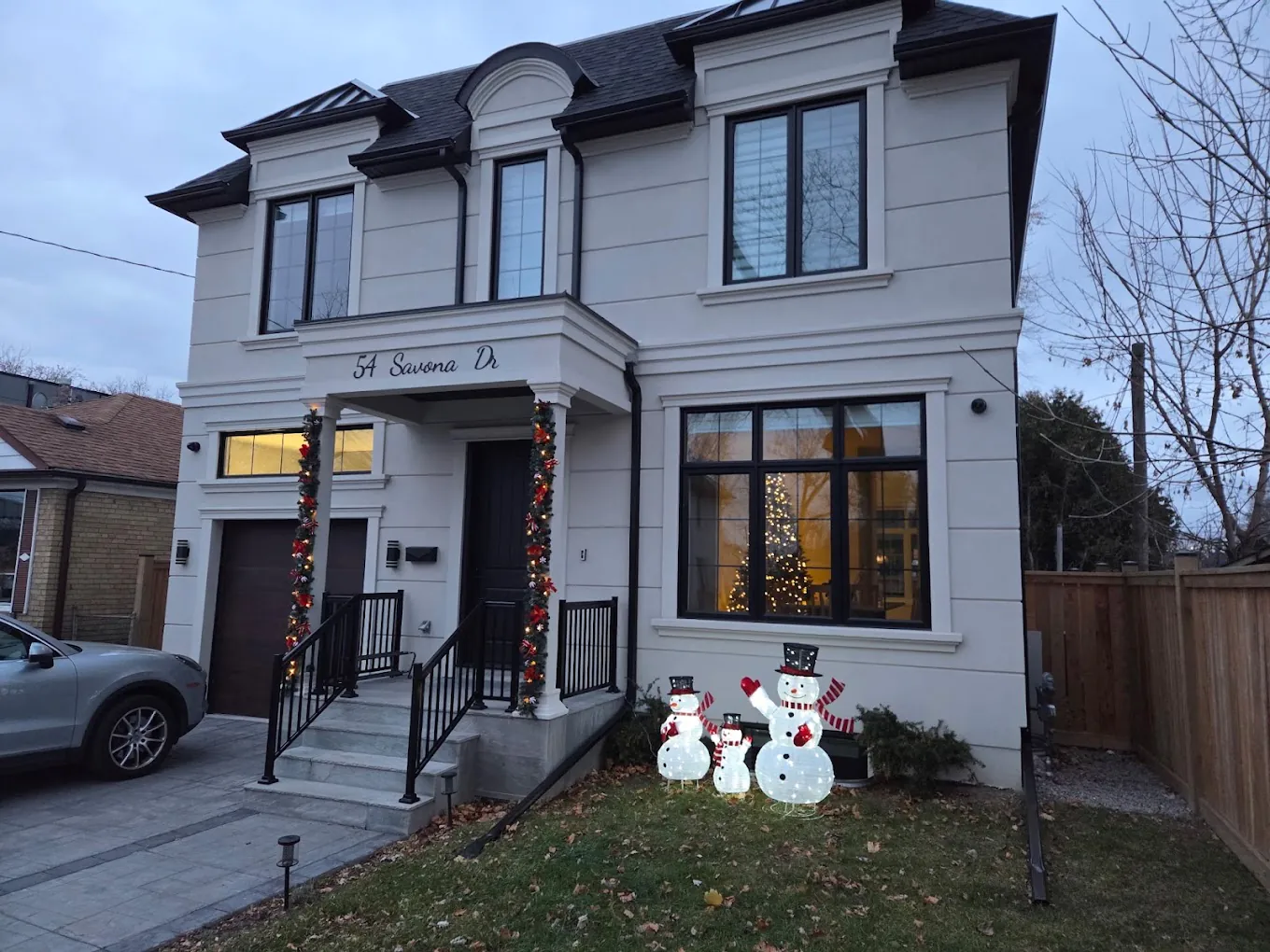 Completed design and build home in Etobicoke