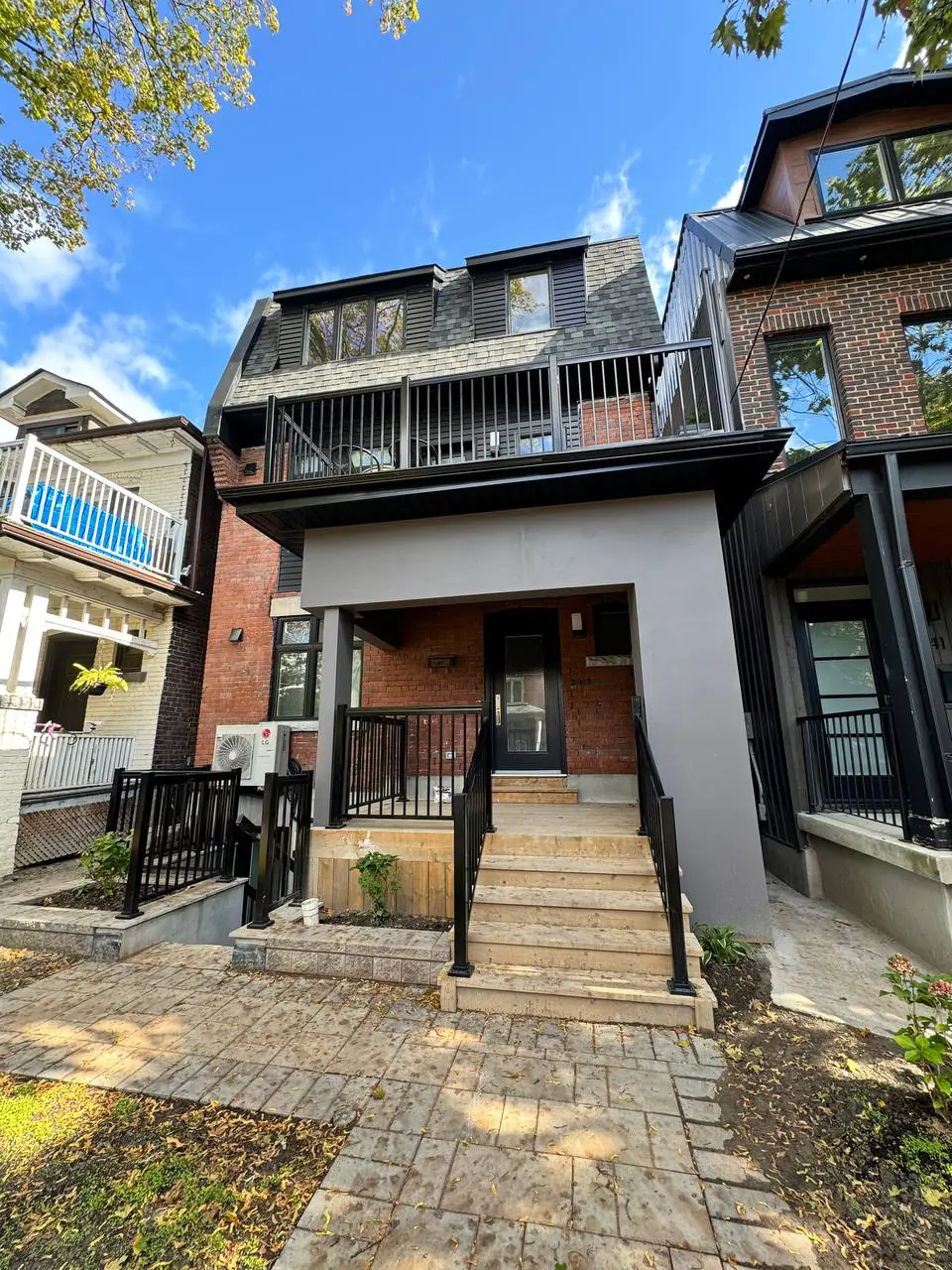 Exterior Front Entrance Paver Walkway