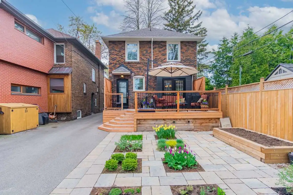 Exterior Rear Patio Garden Beds
