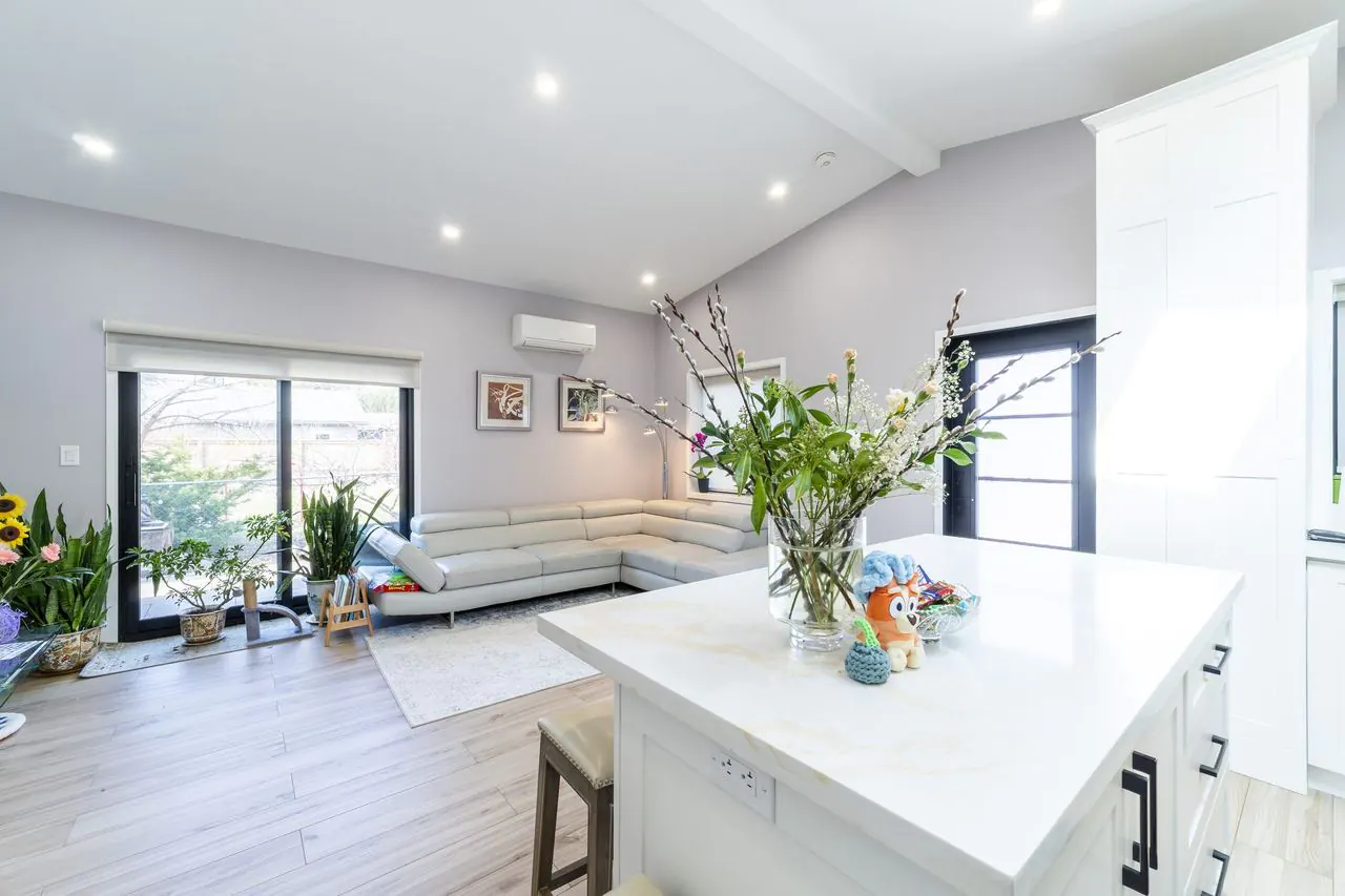 Kitchen Island Open Concept View