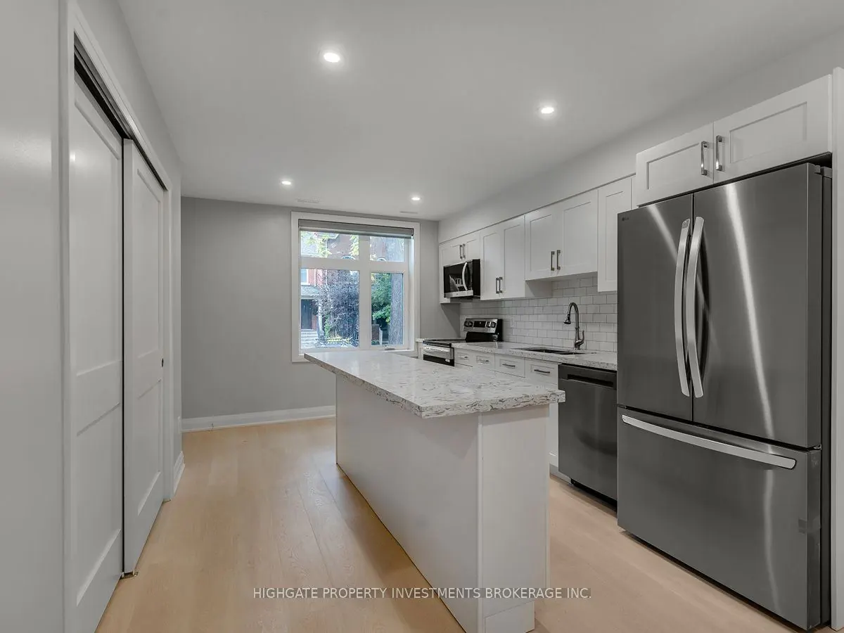 Second Unit Kitchen Island Fridge Close